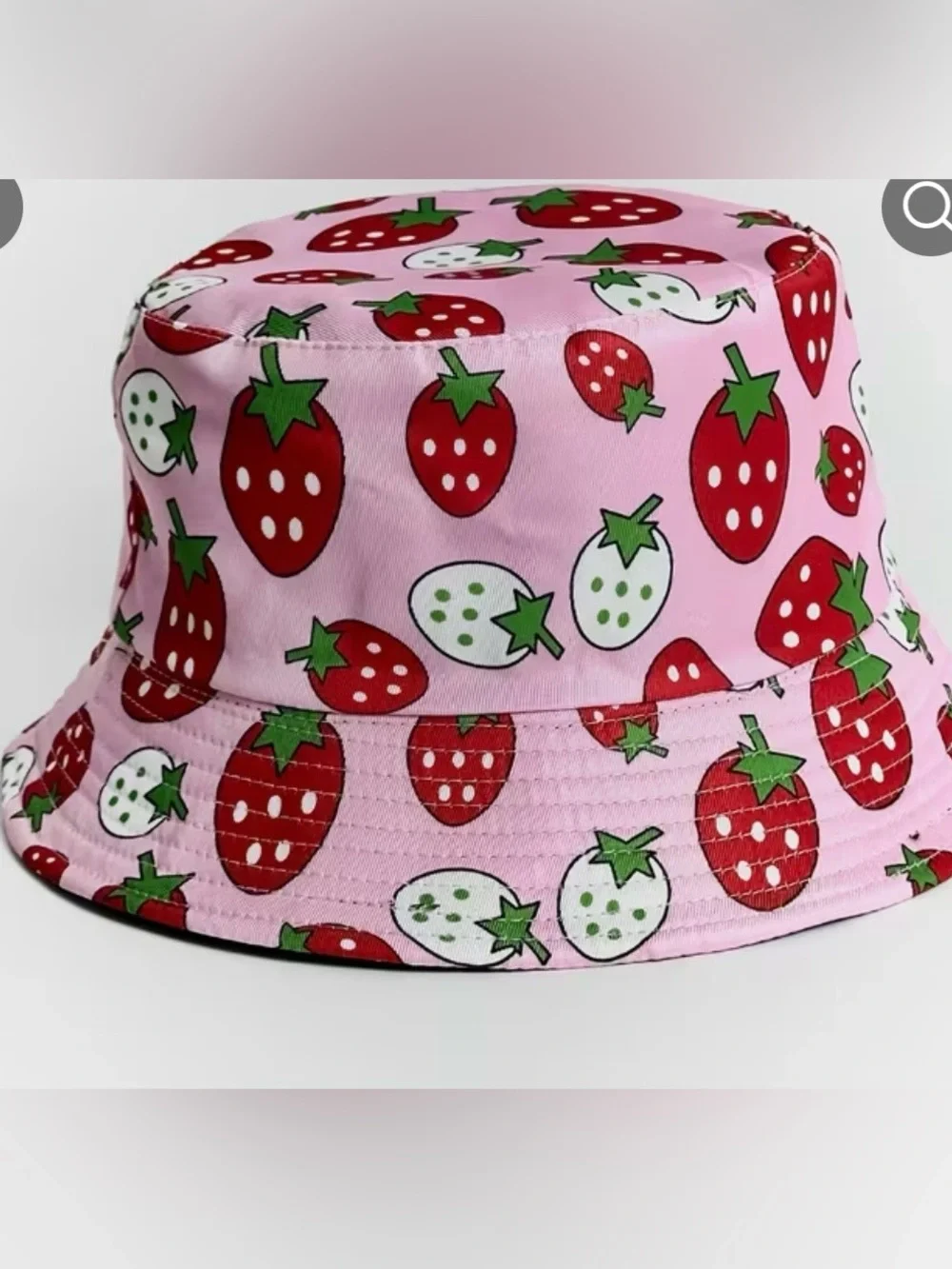 NWT Strawberry Print Bucket Hat, Various Colors, Sun Hats, summer Hats